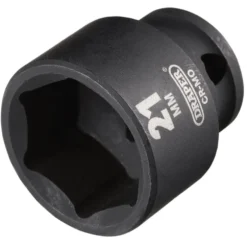 Draper HI-TORQ® Metric Impact Socket, 3/8" Sq. Dr., 21mm