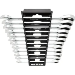 Draper HI-TORQ® Metric Ratchet Combination Spanner Set, 8 - 19mm (12 Piece)