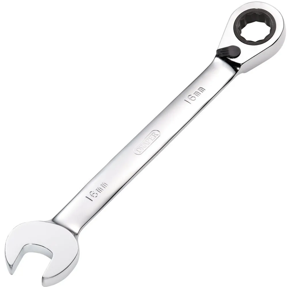 Draper HI-TORQ® Metric Reversible Ratcheting Combination Spanner, 16mm