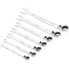 Draper HI-TORQ® Metric Reversible Ratcheting Combination Spanner Set (7 Piece)