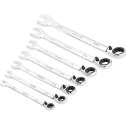 Draper HI-TORQ® Metric Reversible Ratcheting Combination Spanner Set (7 Piece)