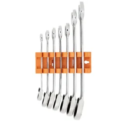 Draper HI-TORQ® Metric Reversible Ratcheting Combination Spanner Set (7 Piece)