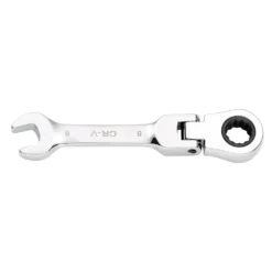 Draper HI-TORQ® Metric Stubby Flexible Head Ratchet Combination Spanner, 8mm