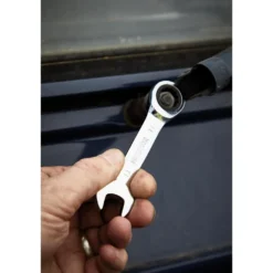 Draper HI-TORQ® Metric Stubby Flexible Head Ratchet Combination Spanner Set, 10 - 19mm (8 Piece)