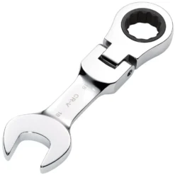 Draper HI-TORQ® Metric Stubby Flexible Head Ratchet Combination Spanner, 18mm
