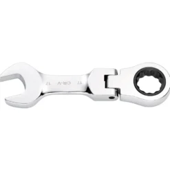 Draper HI-TORQ® Metric Stubby Flexible Head Ratchet Combination Spanner, 17mm