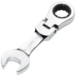 Draper HI-TORQ® Metric Stubby Flexible Head Ratchet Combination Spanner, 17mm