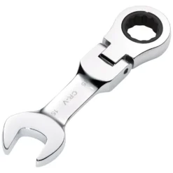 Draper HI-TORQ® Metric Stubby Flexible Head Ratchet Combination Spanner, 15mm