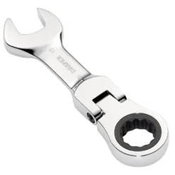 Draper HI-TORQ® Metric Stubby Flexible Head Ratchet Combination Spanner, 15mm