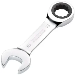 Draper HI-TORQ® Metric Stubby Ratchet Combination Spanner, 18mm