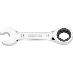 Draper HI-TORQ® Metric Stubby Ratchet Combination Spanner, 15mm