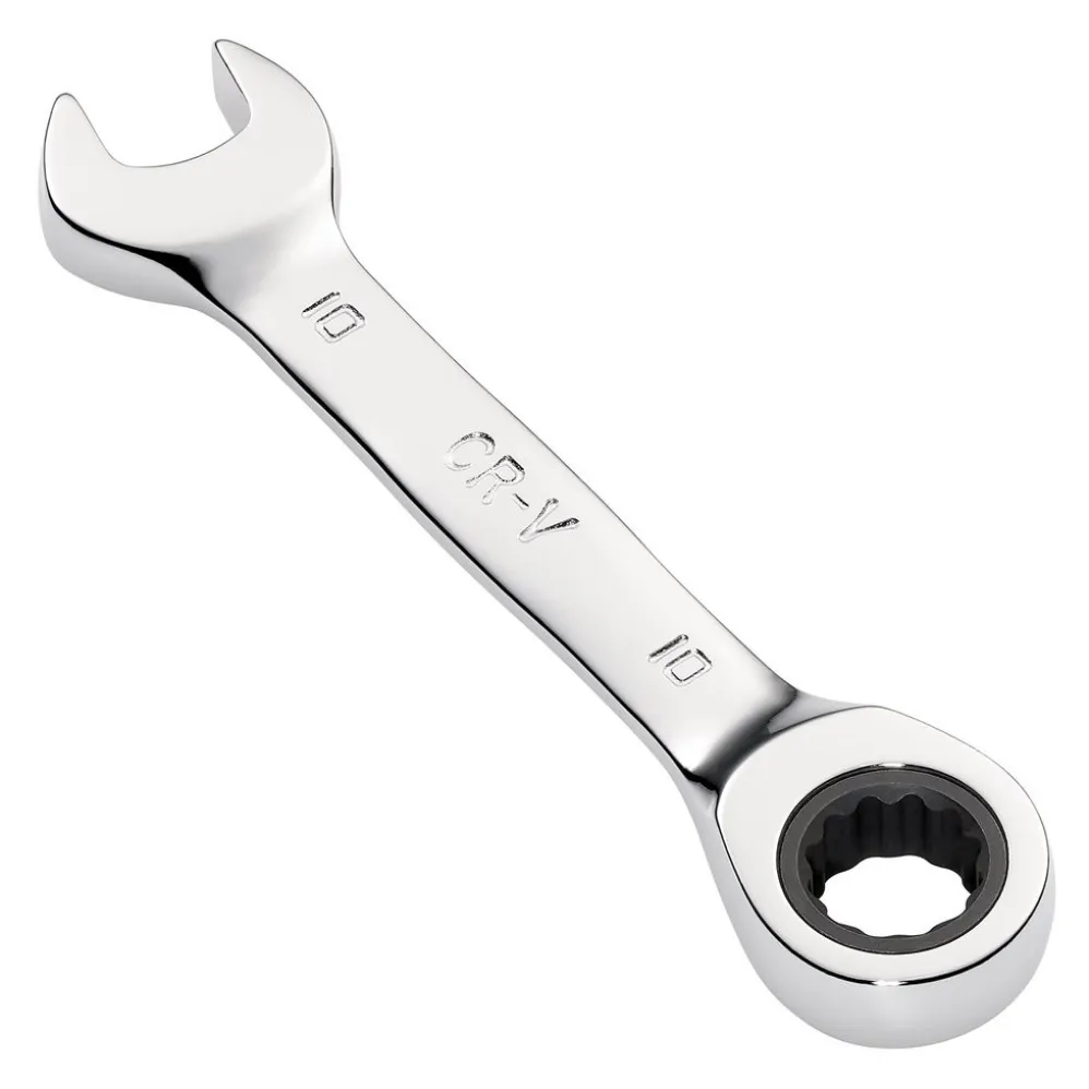 Draper HI-TORQ® Metric Stubby Ratchet Combination Spanner, 10mm