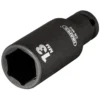Draper HI-TORQ® 6 Point Deep Impact Socket, 1/4" Sq. Dr., 13mm