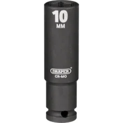 Draper HI-TORQ® 6 Point Deep Impact Socket, 1/4" Sq. Dr., 10mm