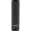 Draper HI-TORQ® 6 Point Deep Impact Socket, 1/4" Sq. Dr., 9mm