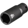 Draper HI-TORQ® 6 Point Deep Impact Socket, 3/8" Sq. Dr., 18mm