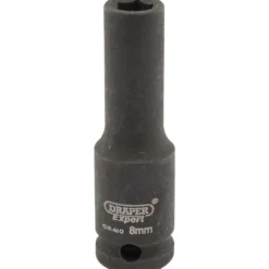 Draper HI-TORQ® 6 Point Deep Impact Socket, 3/8" Sq. Dr., 8mm