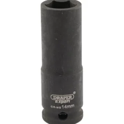 Draper HI-TORQ® 6 Point Deep Impact Socket, 3/8" Sq. Dr., 14mm
