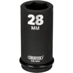 Draper HI-TORQ® 6 Point Deep Impact Socket, 3/4" Sq. Dr., 28mm