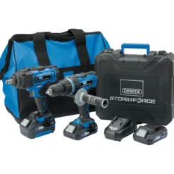 Draper Storm Force® 20V Cordless Workshop Kit (7 Piece)