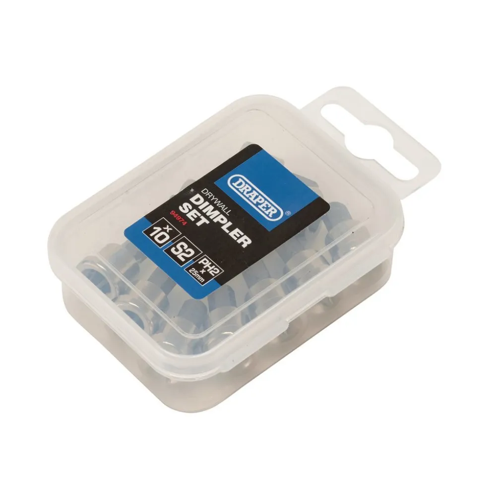 Drywall Dimpler Set, PH2 x 25mm (10 Piece)