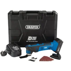 D20 20V Oscillating Multi-Tool, 1 x 2.0Ah Battery, 1 x Charger