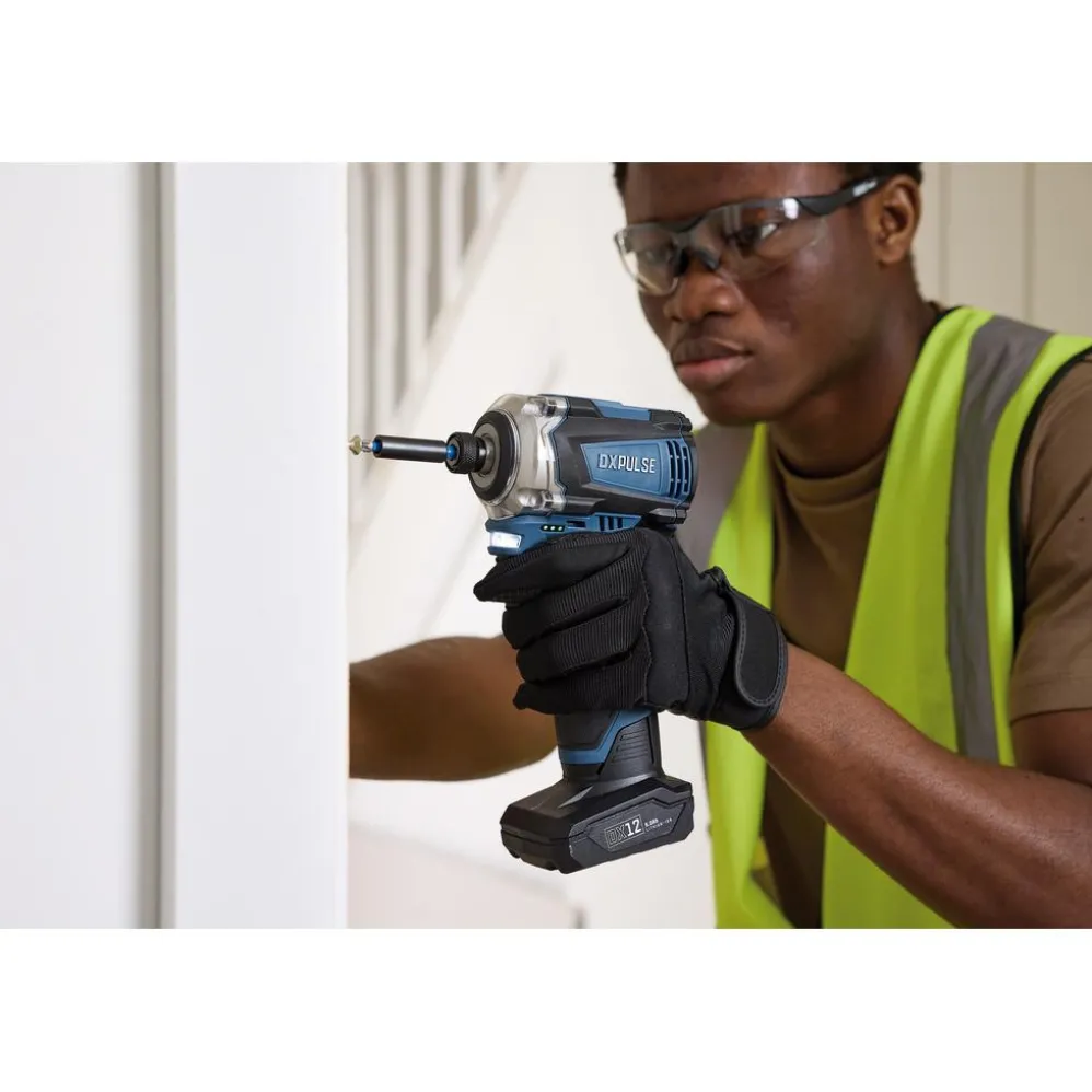 DXPULSE 12V Brushless Impact Driver, 1/4" Sq. Dr. (Sold Bare)
