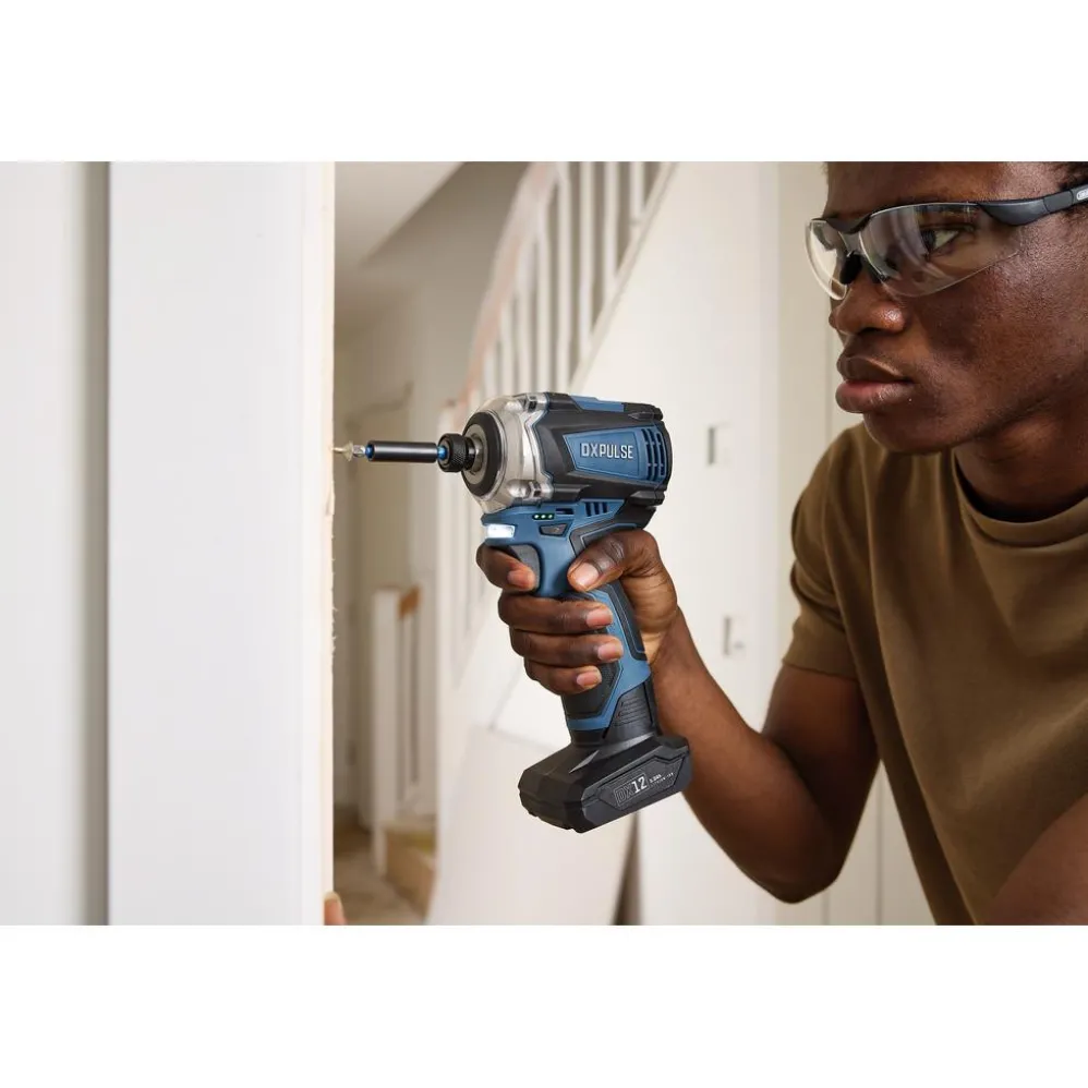 DXPULSE 12V Brushless Impact Driver, 1/4" Sq. Dr. (Sold Bare)