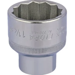 Elora Bi-Hexagon Socket, 1/2" Sq. Dr., 1 1/4"