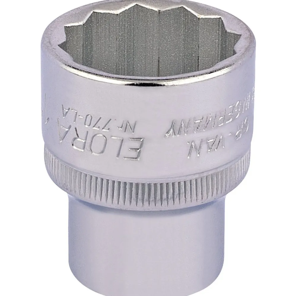 Elora Bi-Hexagon Socket, 1/2" Sq. Dr., 1"