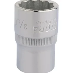 Elora Bi-Hexagon Socket, 1/2" Sq. Dr., 3/4"