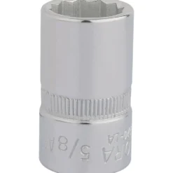 Elora Bi-Hexagon Socket, 1/2" Sq. Dr., 5/8"