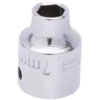 Elora Bi-Hexagon Socket, 3/8" Sq. Dr., 7mm