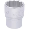Elora Bi-Hexagon Socket, 3/8" Sq. Dr., 17mm