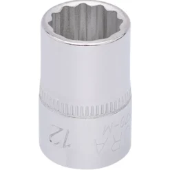 Elora Bi-Hexagon Socket, 3/8" Sq. Dr., 12mm