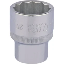 Elora Bi-Hexagon Socket, 1/2" Sq. Dr., 25mm