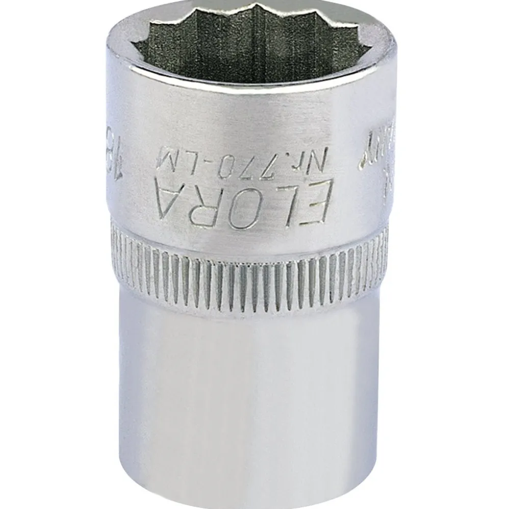 Elora Bi-Hexagon Socket, 1/2" Sq. Dr., 18mm