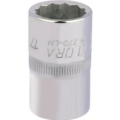 Elora Bi-Hexagon Socket, 1/2" Sq. Dr., 17mm