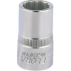 Elora Bi-Hexagon Socket, 1/2" Sq. Dr., 15mm