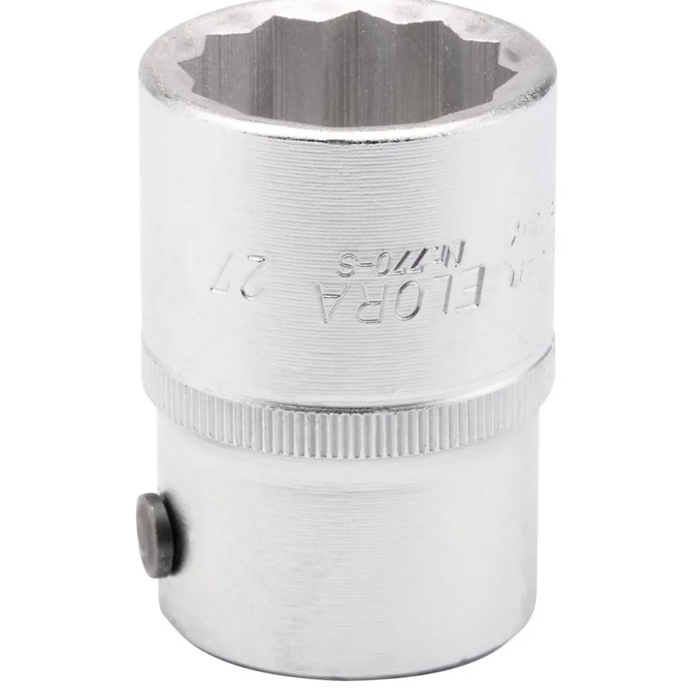 Elora Bi-Hexagon Socket, 3/4" Sq. Dr., 27mm