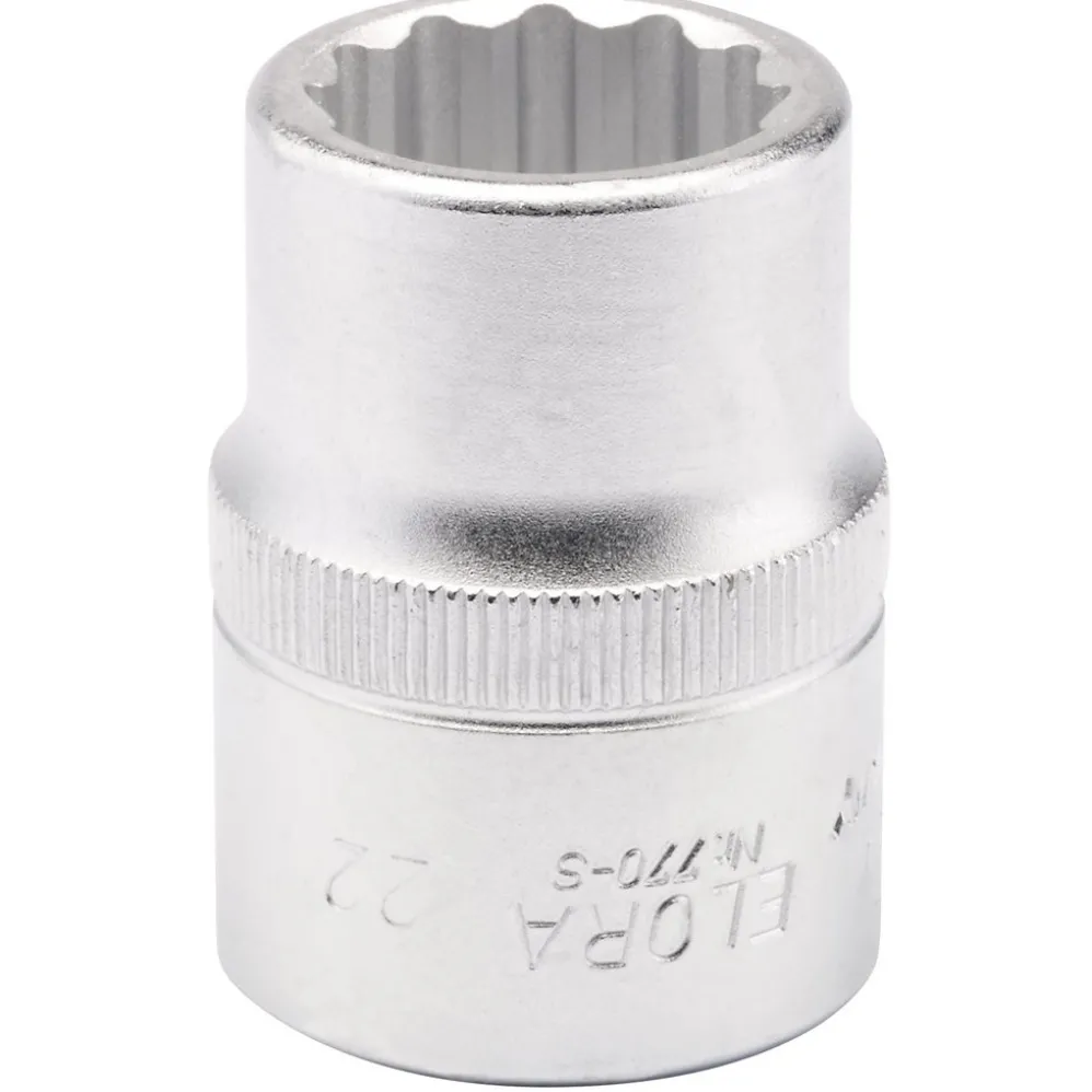 Elora Bi-Hexagon Socket, 3/4" Sq. Dr., 22mm