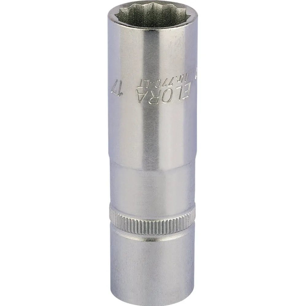 Elora Deep Bi-Hexagon Socket, 1/2" Sq. Dr., 17mm