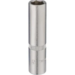 Elora Deep Socket, 1/4" Sq. Dr., 8mm