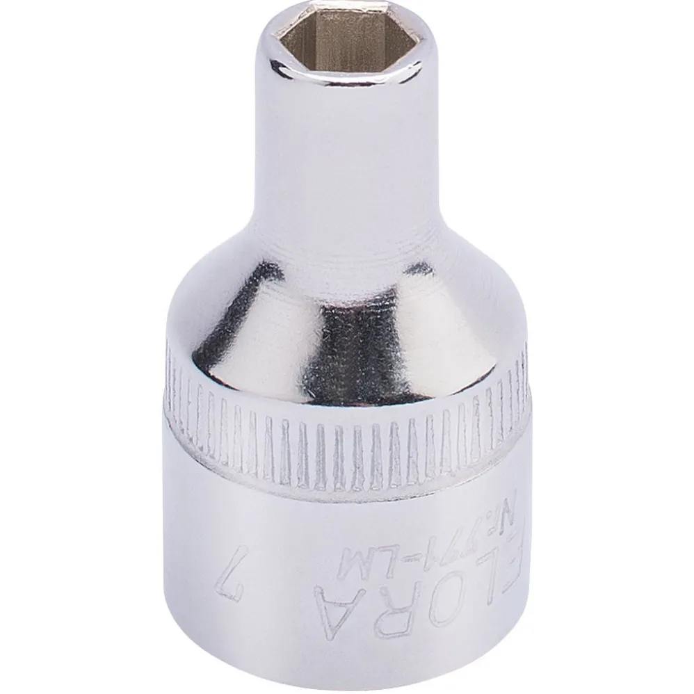 Elora Hexagon Socket, 1/2" Sq. Dr., 7mm