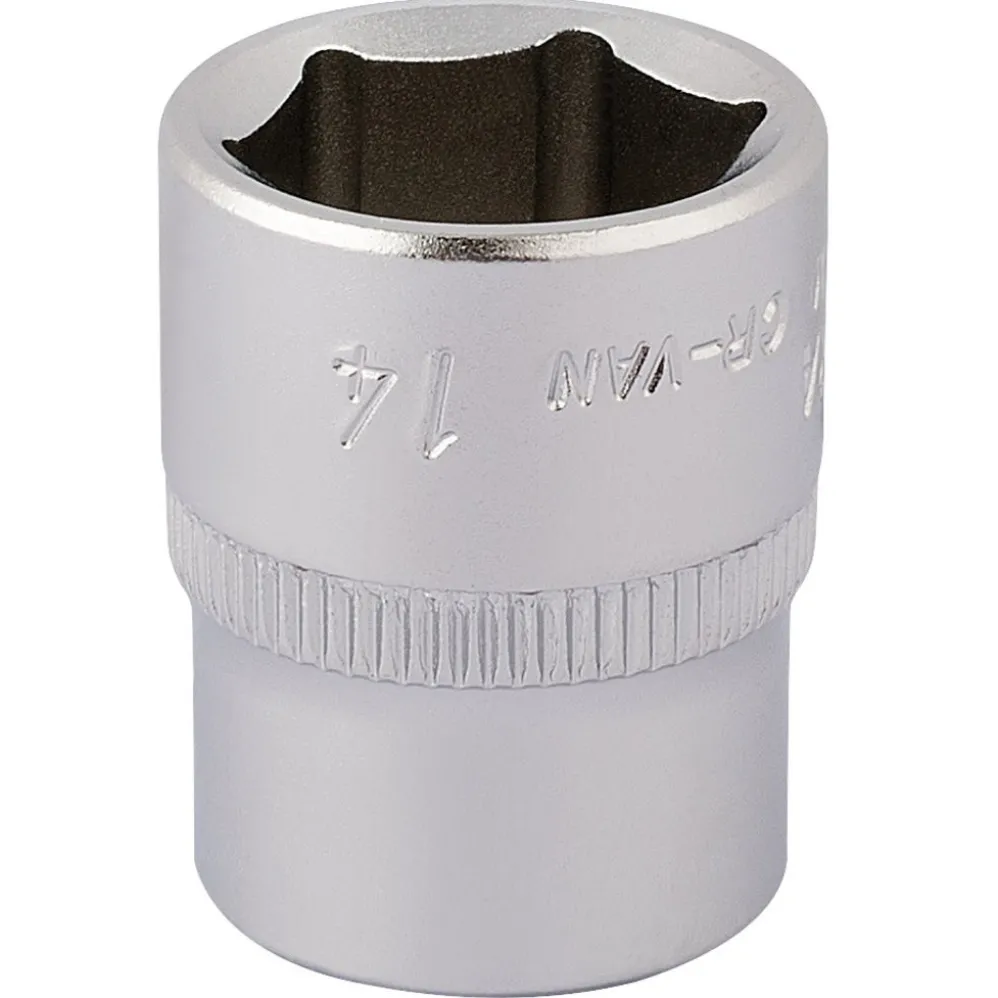 Elora Hexagon Socket, 1/4" Sq. Dr., 14mm