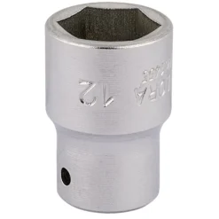 Elora Hexagon Socket, 1/4" Sq. Dr., 12mm