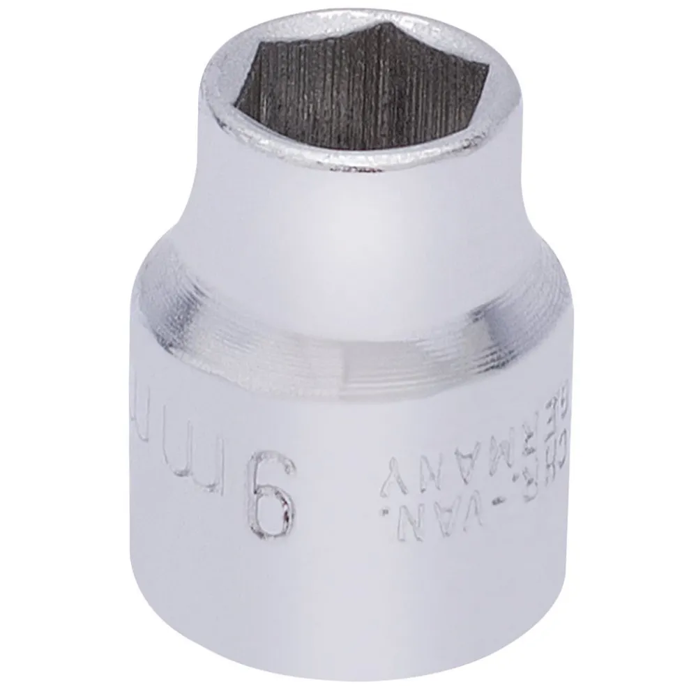 Elora Hexagon Socket, 3/8" Sq. Dr., 9mm