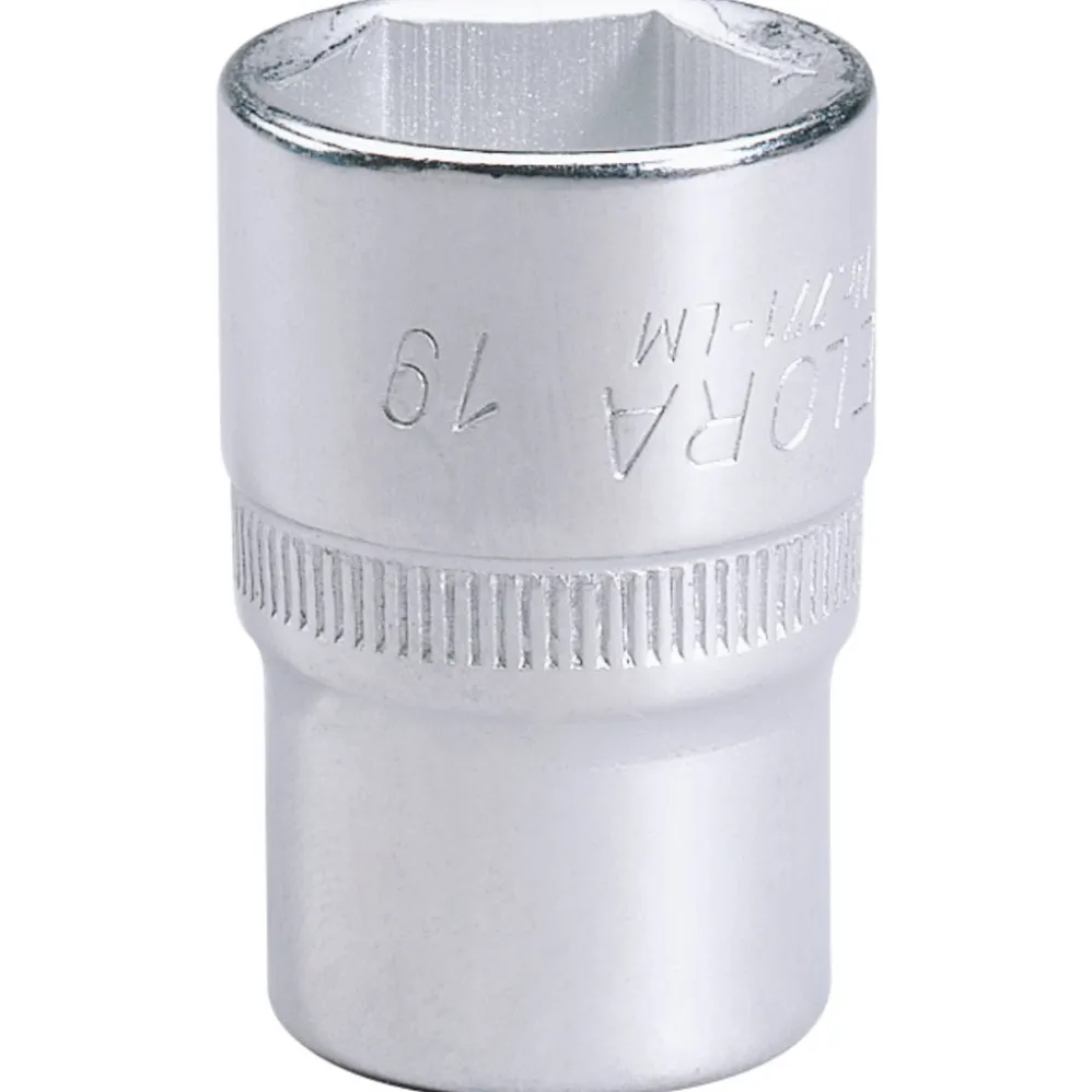 Elora Hexagon Socket, 1/2" Sq. Dr., 19mm