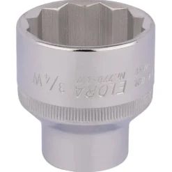Elora Whitworth Bi-Hexagon Socket, 1/2" Sq. Dr., 3/4"