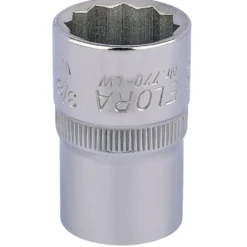 Elora Whitworth Bi-Hexagon Socket, 1/2" Sq. Dr., 3/8"